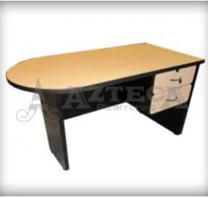 Península secretarial 2 cajones sencillos